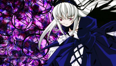 Rozen maiden, suigintou, девушка, блондинка, платье, движение