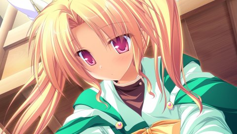 Tenmaso, magus tale, rena geminis, девушка, блондин, глаза красные