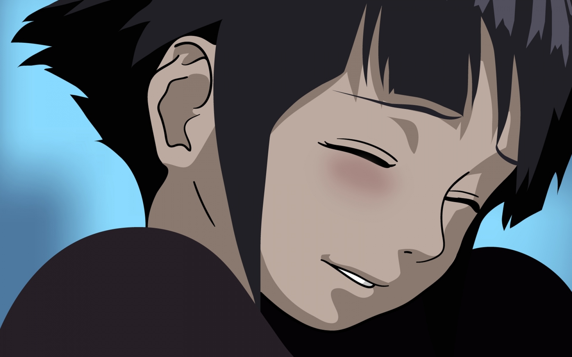 Картинки Наруто, hyuuga hinata, девушка, крупный план, глаза закрыты фото и обои на рабочий стол