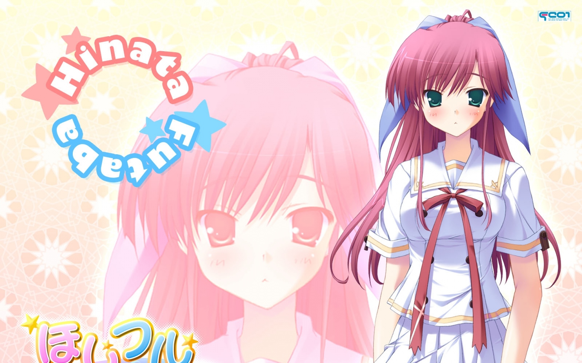 Картинки Ikegami akane, hoshiful, futaba hinata, девушка, взгляд, осанка фото и обои на рабочий стол