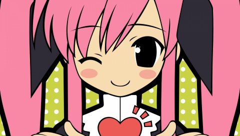 Suigetsu, kousaka alice, girl, wink, bang