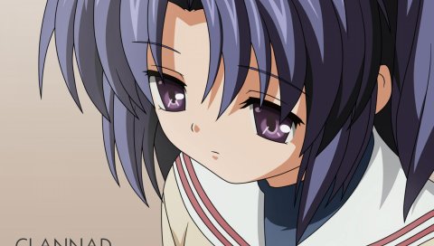 Clannad, ichinose kotomi, девушка, крупный план, грустный