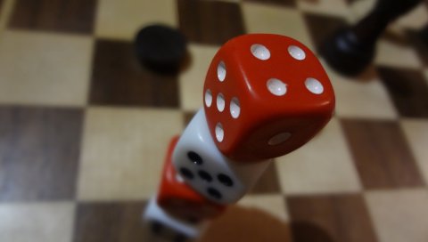 Кубики, кости, игра, размытие