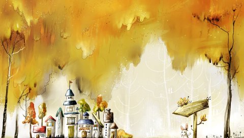 Живопись, строительство, краска, рисунок