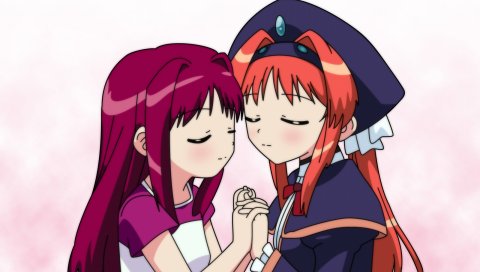 Kono minikuku mo utsukushii sekai, akari, girl, touch, каждый против другого