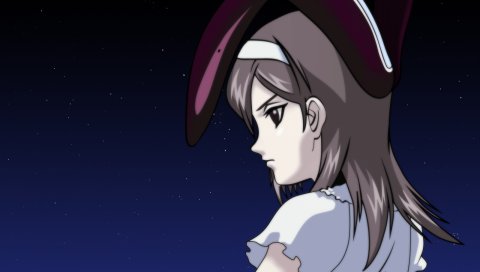 Getumen to heiki mina, bunnygirl, densha otoko, mina starlight, девушка, ночь, небо, звезды