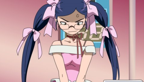 Mai hime, kuga natsuki, девушка, очки, возмущение