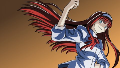Shingetsutan tsukihime, melty blood, tohno akiha, девушка, улыбка,