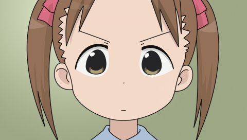 Ichigo mashimaro, matsuoka miu, девушка, крупный план