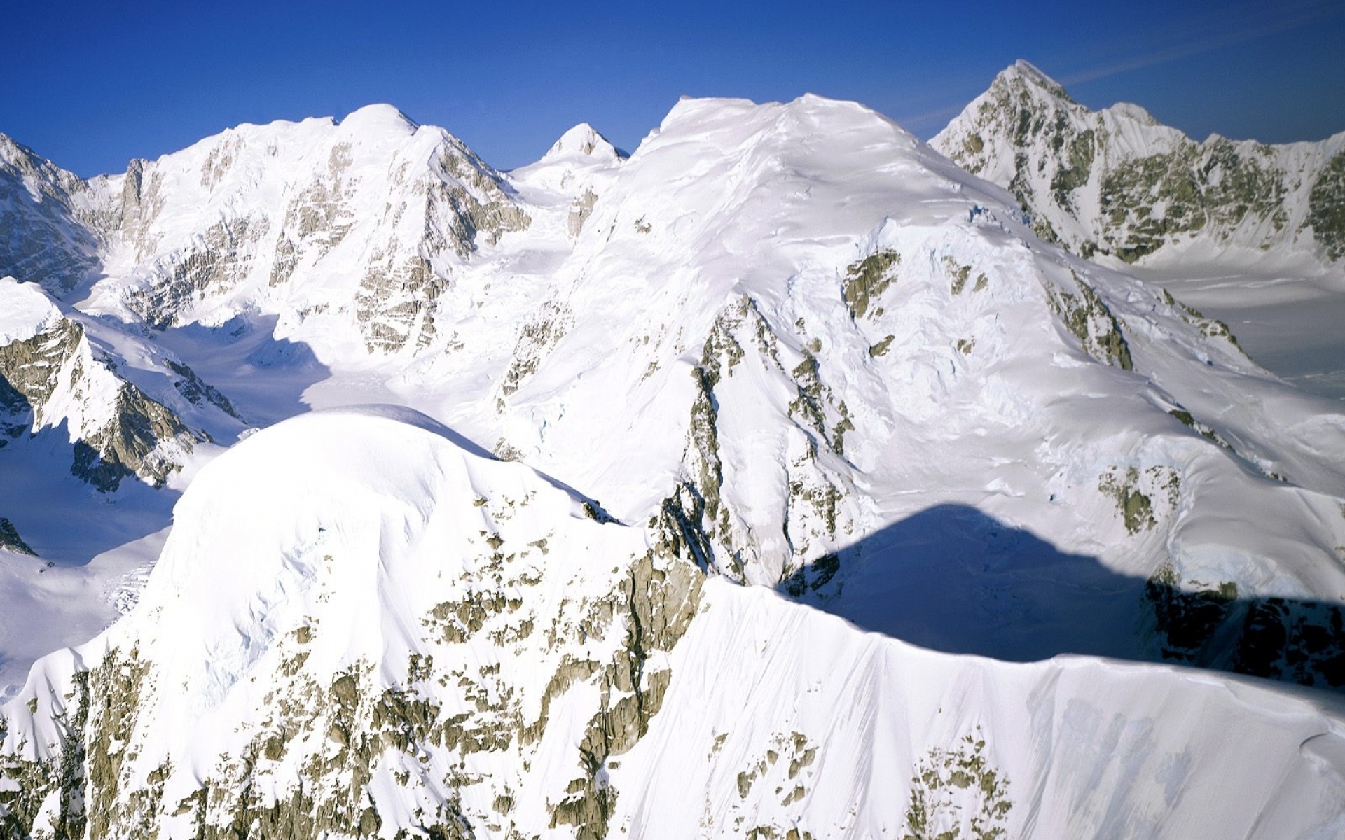 Картинки Аляска, горы, снег, высота фото и обои на рабочий стол