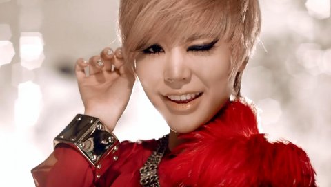Lee soon kyu, блондинка, азиатская, макияж, эмоции