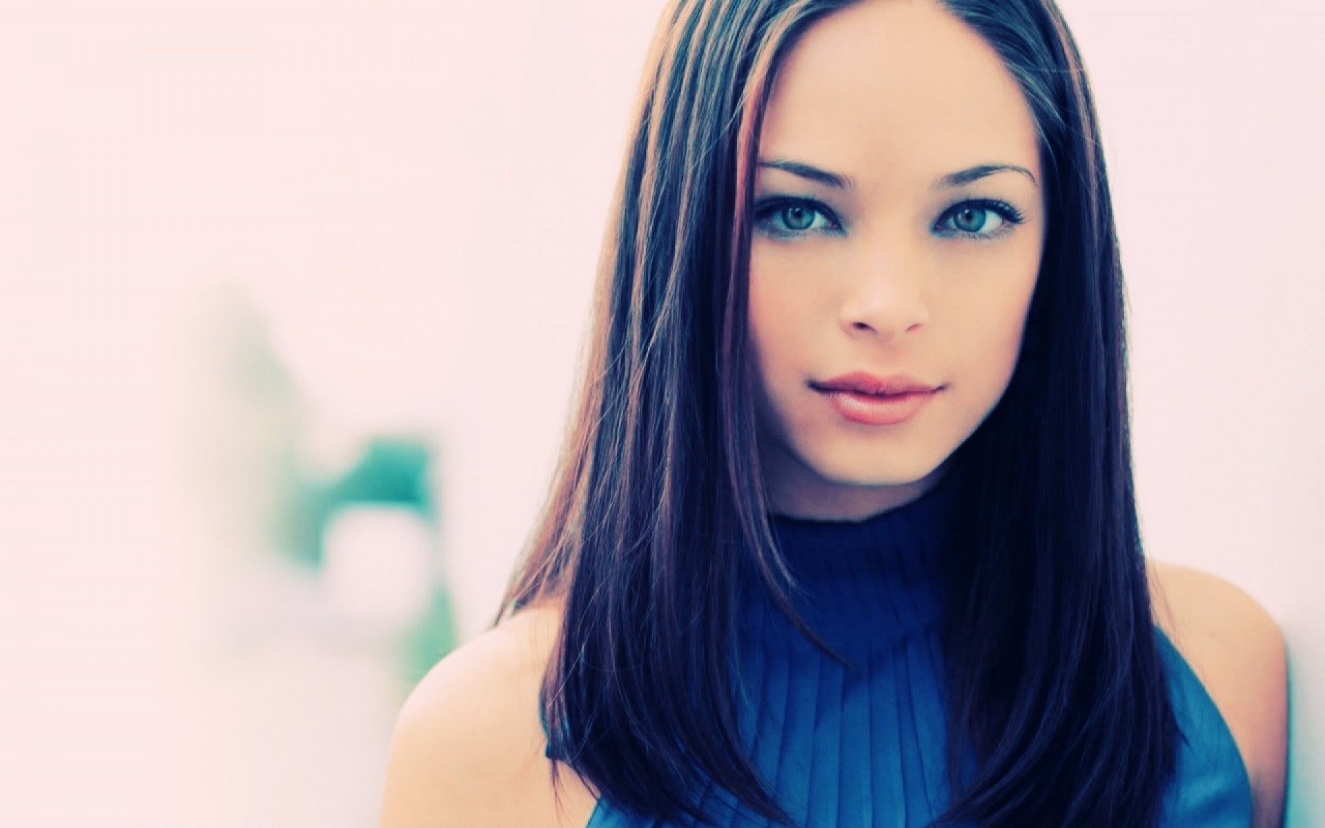 Картинки Kristin kreuk, брюнетка, голубоглазый, фото и обои на рабочий стол