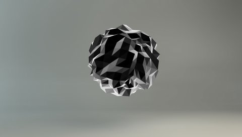 Форма, мяч, смятый, фон