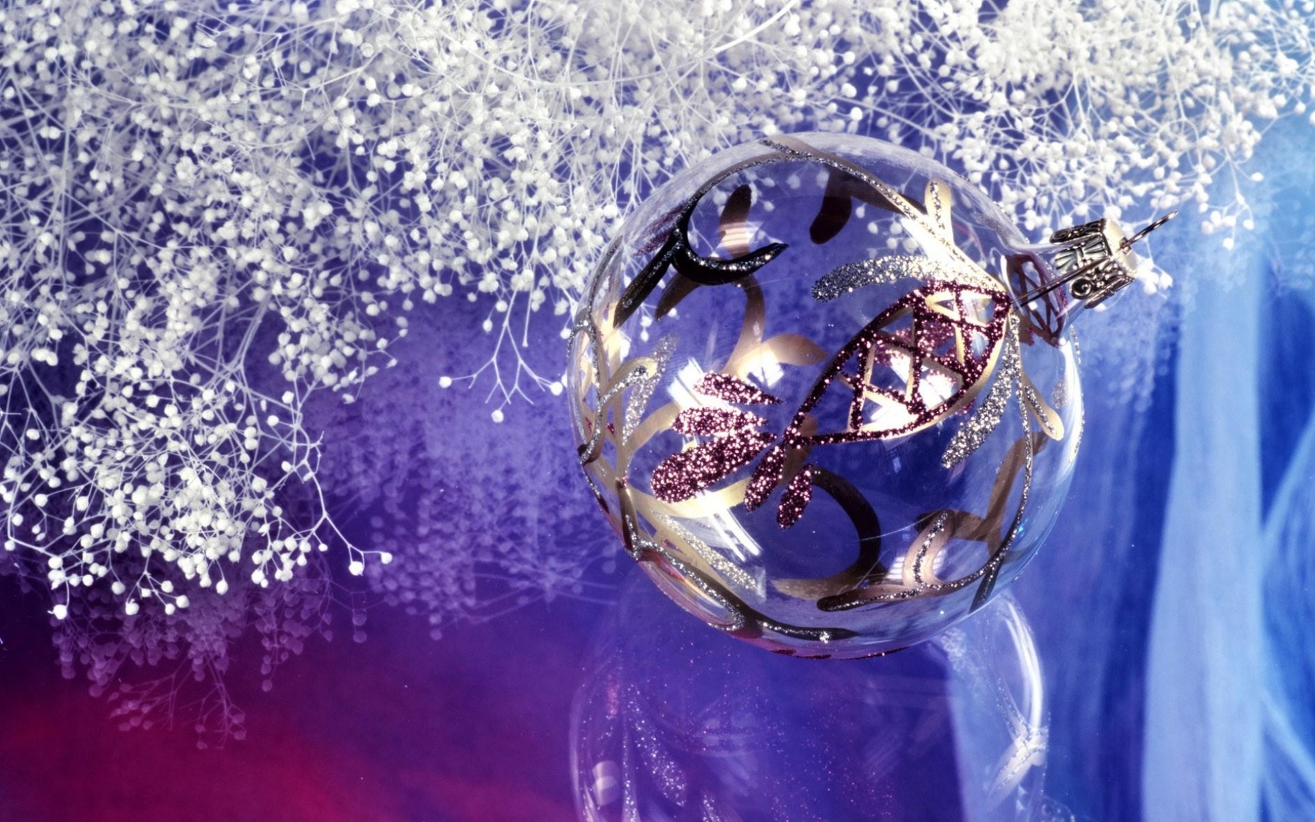 Картинки Рождественские украшения, воздушный шар, проекты, филиалы, отражение фото и обои на рабочий стол