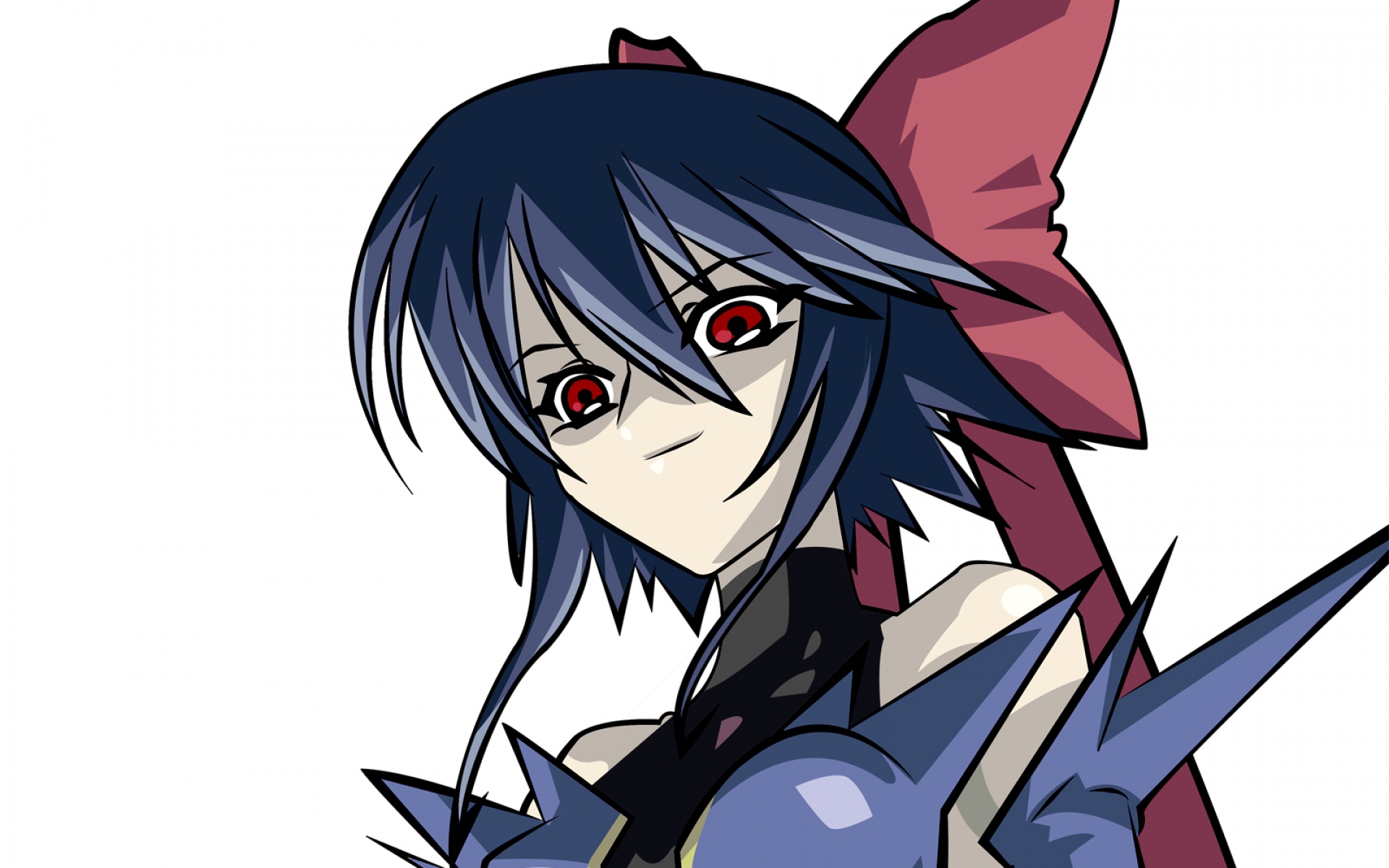 Картинки Mahou shoujo ai, девушка, улыбка, челки фото и обои на рабочий стол