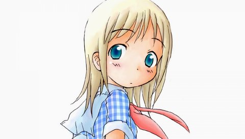 Ichigo mashimaro, девушка, блондин, грустный, смотреть