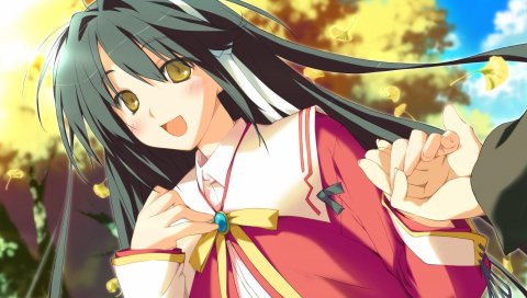 Kokonoka, happy margaret, kitanoji nozomi, девушка, брюнетка, радость