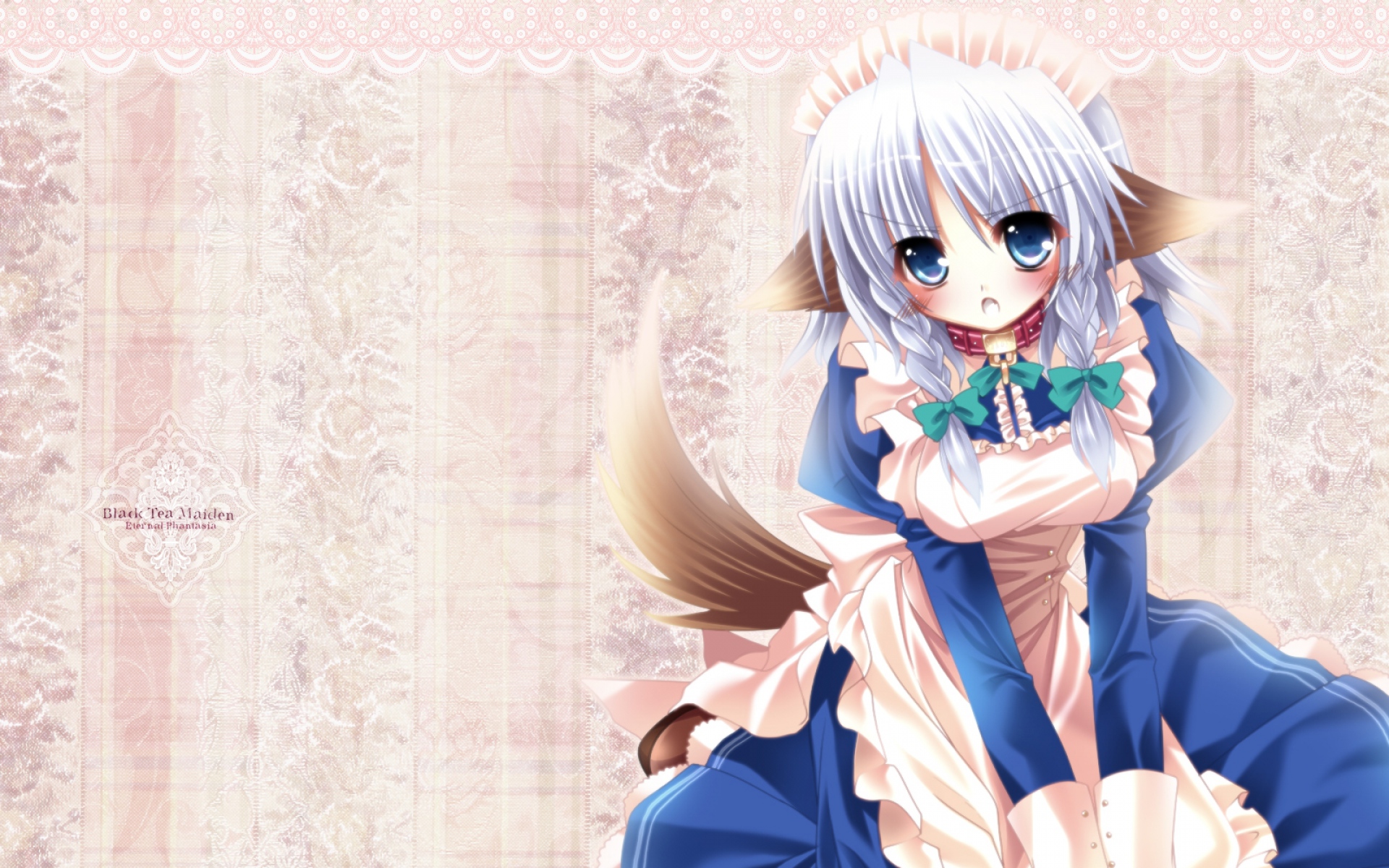 Картинки Izayoi sakuya, девушка, уши, хвост, dres фото и обои на рабочий стол