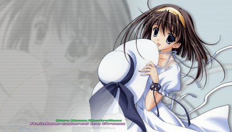 Nanao naru, девушка, брюнетка, платье, шляпа