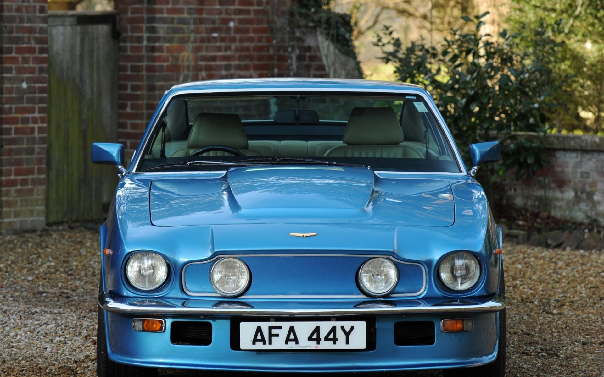 Картинки Aston martin, v8, vantage, 1977, синий, вид спереди, авто фото и обои на рабочий стол