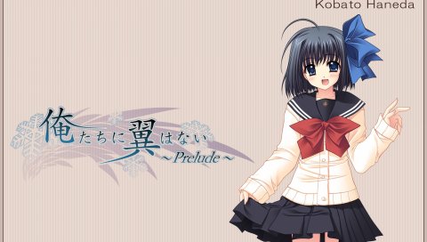 Nishimata aoi, oretachi ni tsubasa wa nai, haneda kobato, девушка, брюнетка, юбка