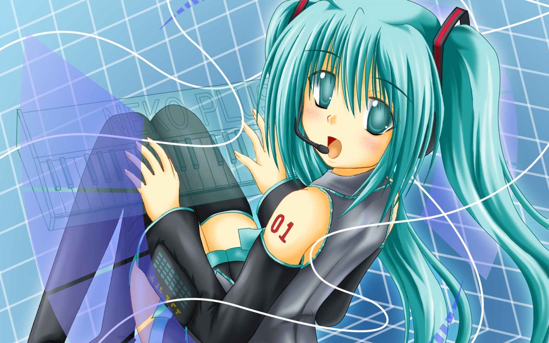 Картинки Вокалоид, hatsune miku, девушка, фото и обои на рабочий стол