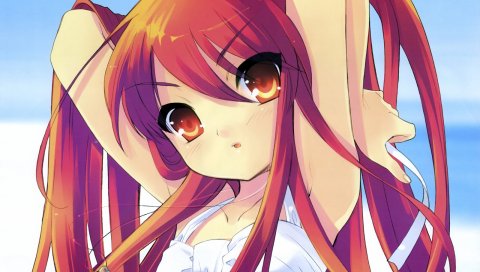 Shakugan no shana, shana, девушка, длинные волосы,