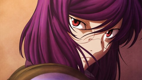 Код geass, cc, girl, bangs, close-up