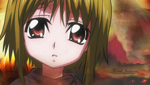 Hiyorigawa asahi, девушка, коса, взгляд