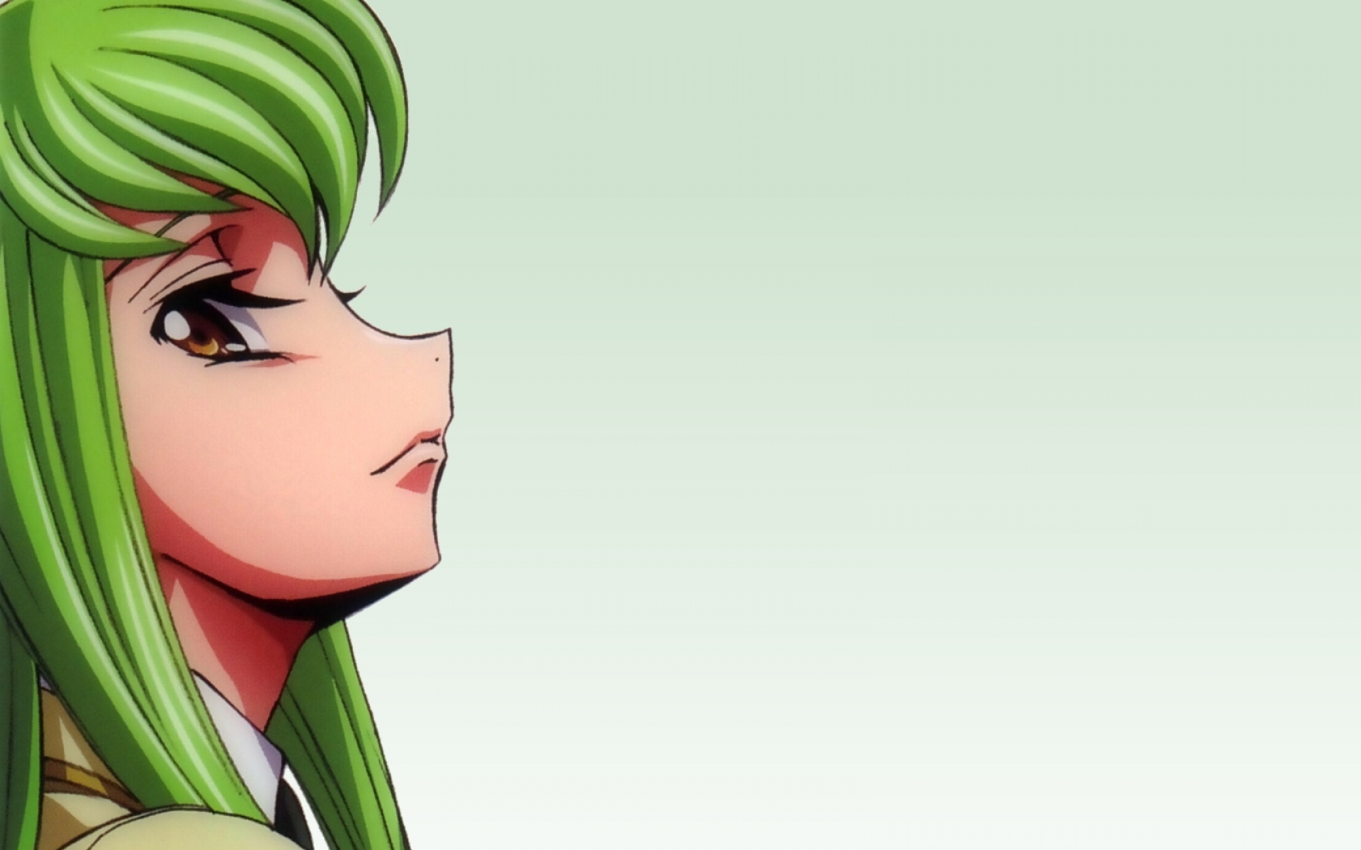 Картинки Код geass, cc, девушка, зелёные волосы фото и обои на рабочий стол