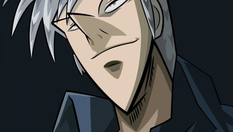 Akagi, akagi shigeru, мужчина, усмешка, большой нос