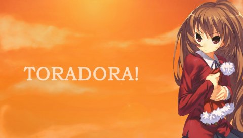 Toradora, aisaka taiga, девушка, брюнетка, кепка, небо