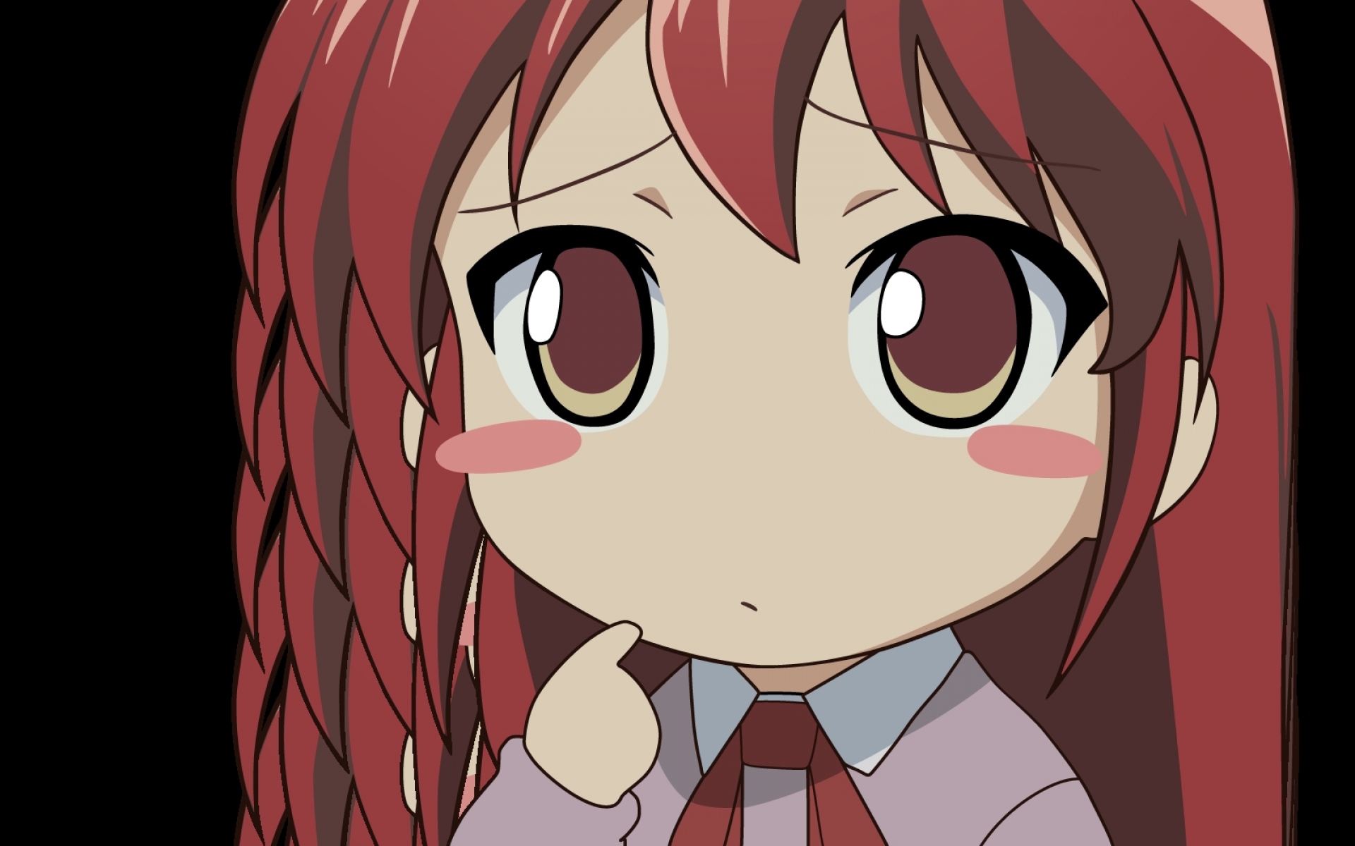 Картинки Shakugan no shana, shana, shana tan, девушка, румянец, крупный план фото и обои на рабочий стол