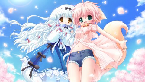 Wanko to lily, wanko, lily, wl, girls,