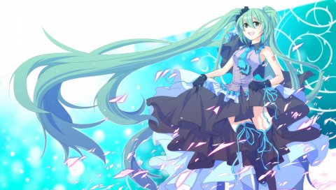 Вокалоид, hatsune miku, kiko, девушка,