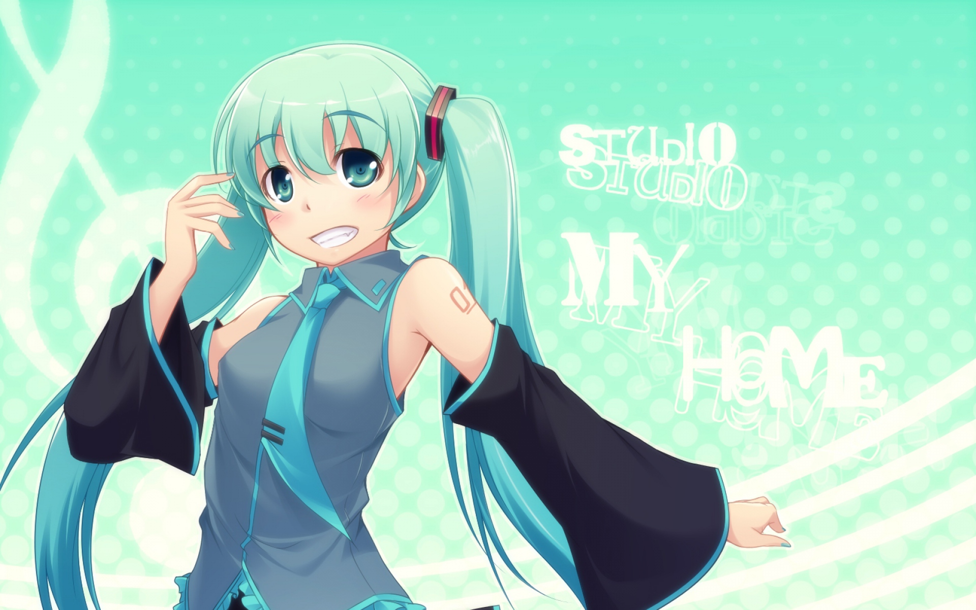 Картинки Казакура, вокалоид, hatsune miku, девушка, галстук фото и обои на рабочий стол