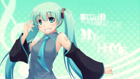 Казакура, вокалоид, hatsune miku, девушка, галстук