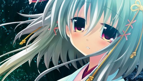 Sakurazawa izumi, hanafubuki, sakuramori akasha, девушка, горе, ветер