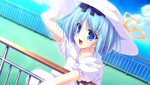 Tenmaso, magus tale, kujou yuuka, девушка, шляпа, радость