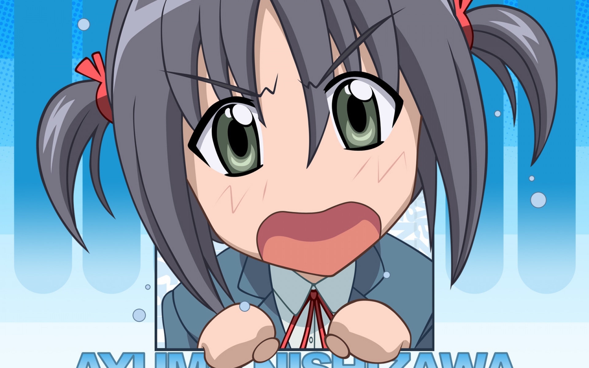 Картинки Hayate no gotoku, nishizawa ayumu, крик, взрыв фото и обои на рабочий стол