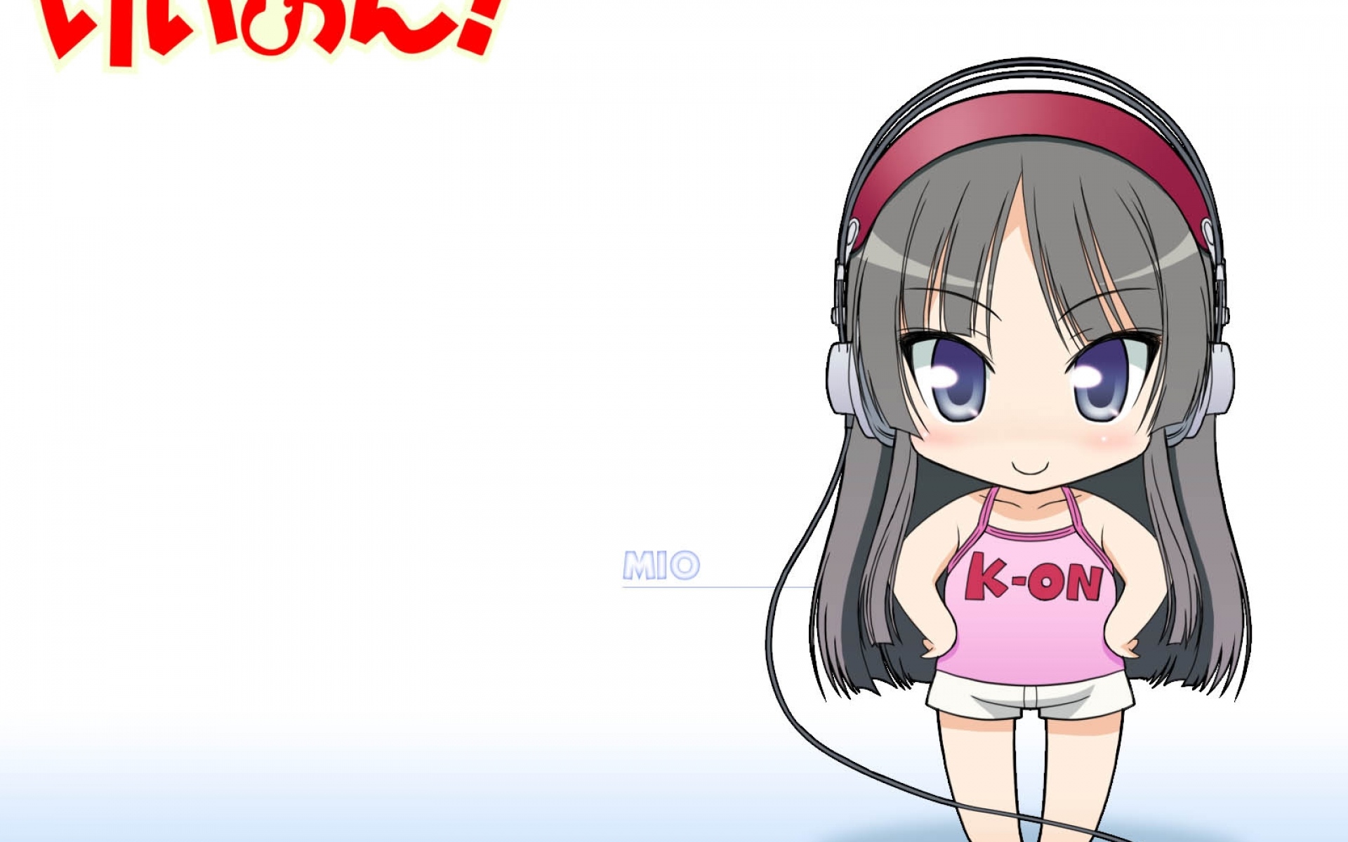 Картинки K-on, akiyama mio, девушка, милый, наушники фото и обои на рабочий стол