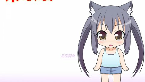 K-on, nakano azusa, аниме, ухо