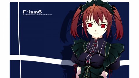 Murakami suigun, gothic, f-ism, девушка, платье, тень