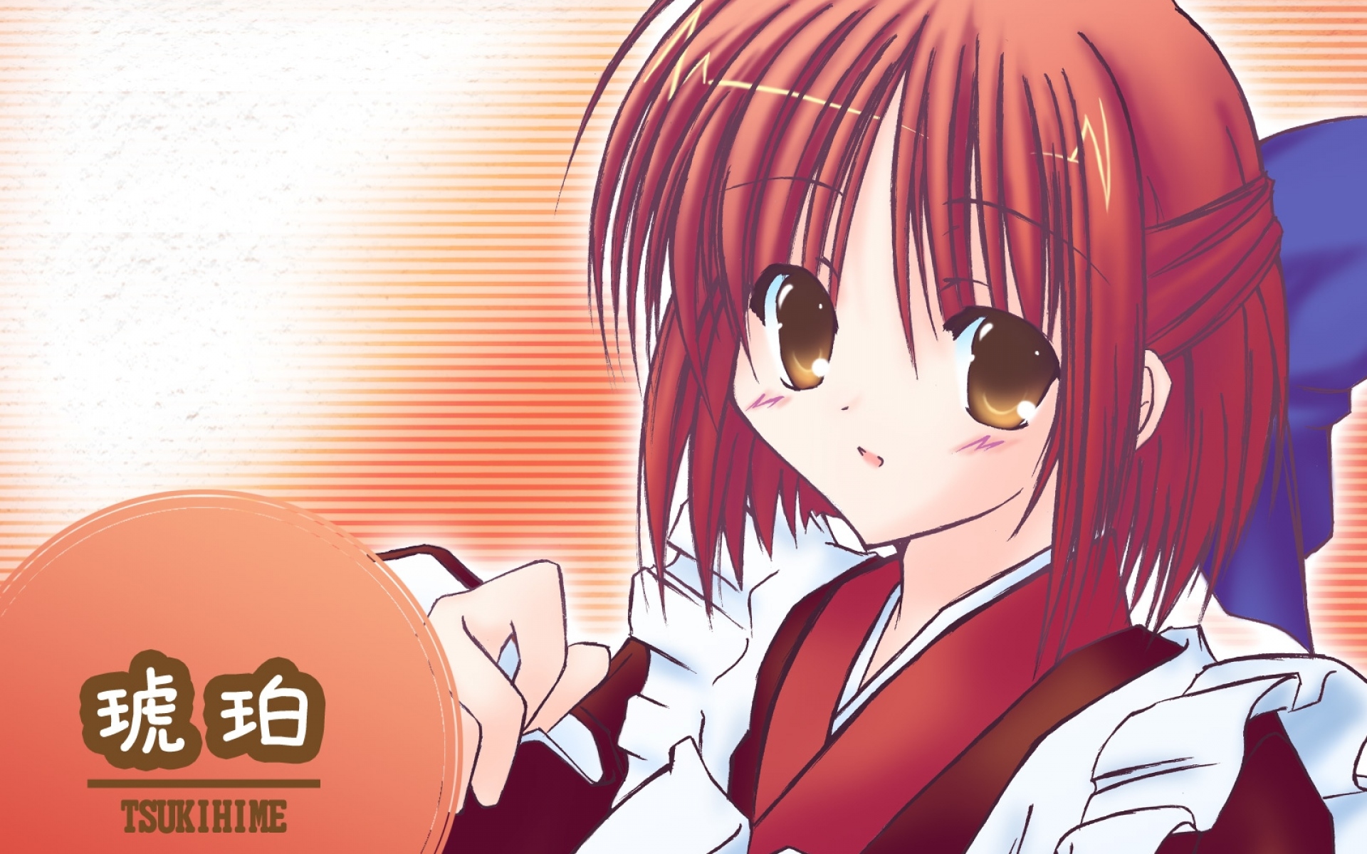 Картинки Tsukihime, kohaku, девушка, горничная, челки фото и обои на рабочий стол