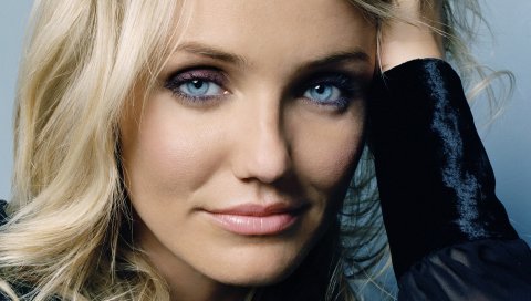 Cameron diaz, голубоглазый, блондин, лицо