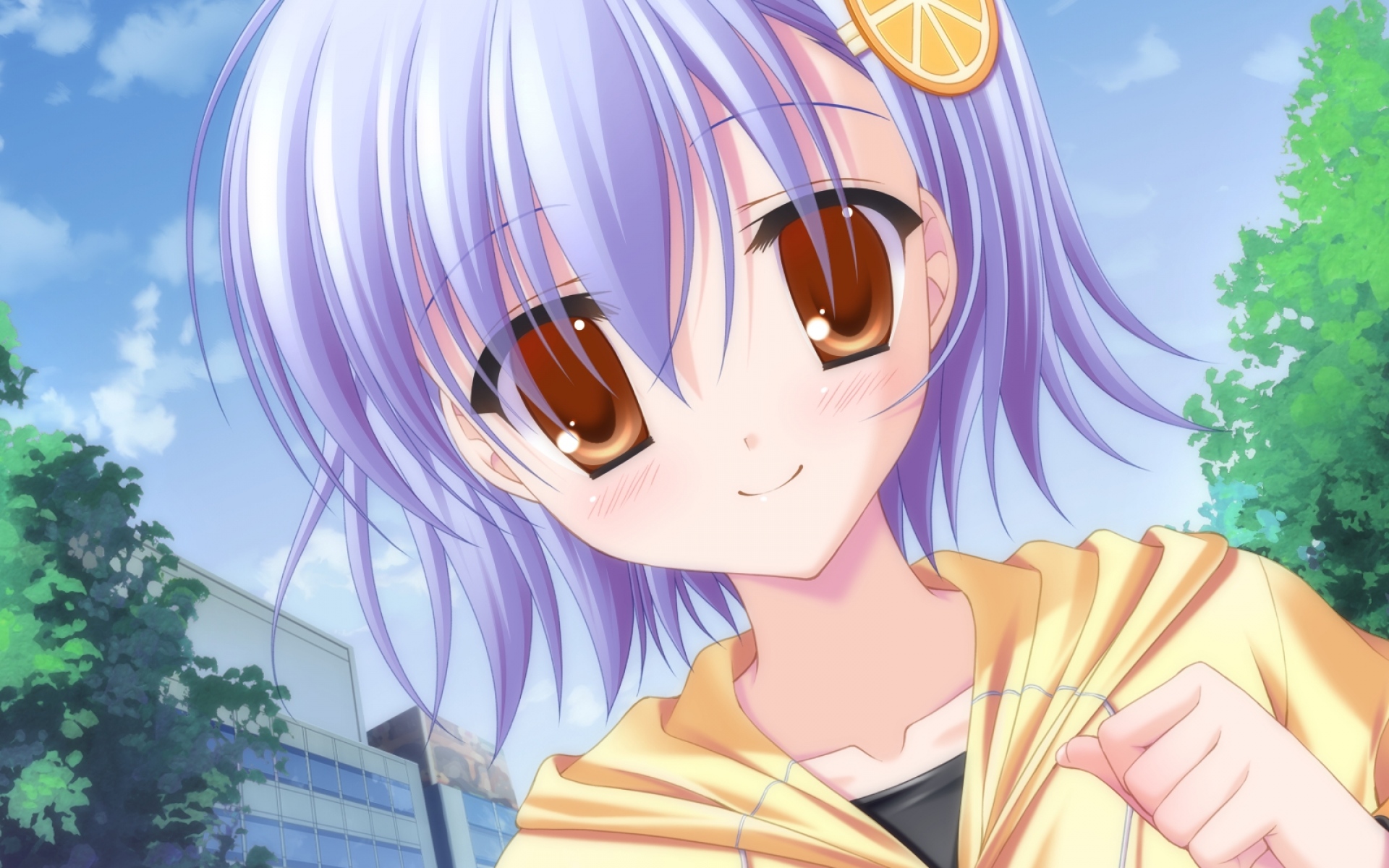 Картинки Холст 3, роза valentine, nagahashi ryou, девушка, улыбка, фото и обои на рабочий стол