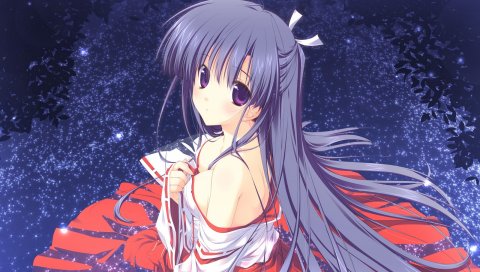 Asaba yuu, hoshizora e kakaru hashi, koumoto madoka, девушка, платье, космос