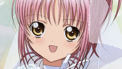 Hinamori amu, девушка, радость, вуаль, крупный план