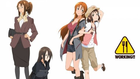 Работа, takanashi nazuna, takanashi kozue, takanashi izumi, takanashi kazue, девушка, поза, фон