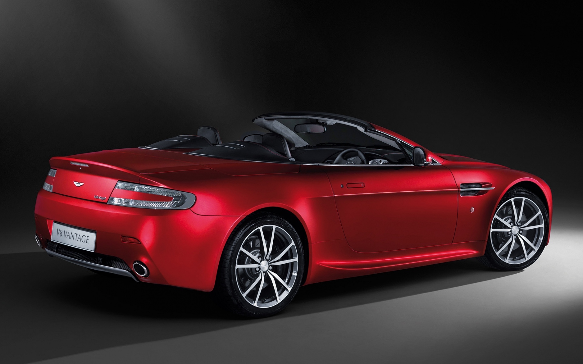 Картинки Aston martin, v8, vantage, 2008, красный, вид сбоку, стиль, кабриолет фото и обои на рабочий стол